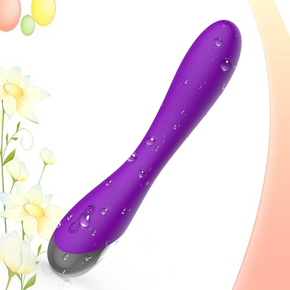 G-Spot Silicone Vibrator Purple, Rechargeable, Water-Resistant and Multi Function, Adult Sex Toy