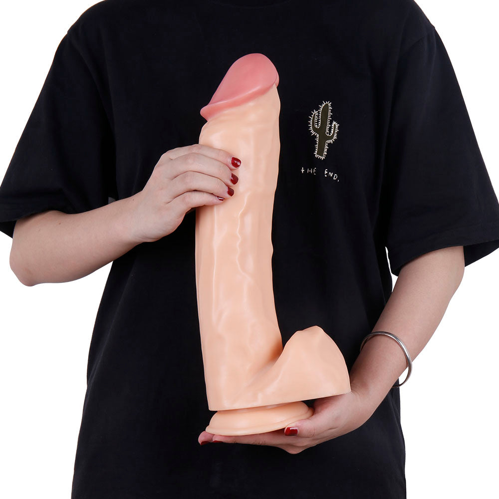 14.6 Inch Huge Dildo with Suction Cup - Light