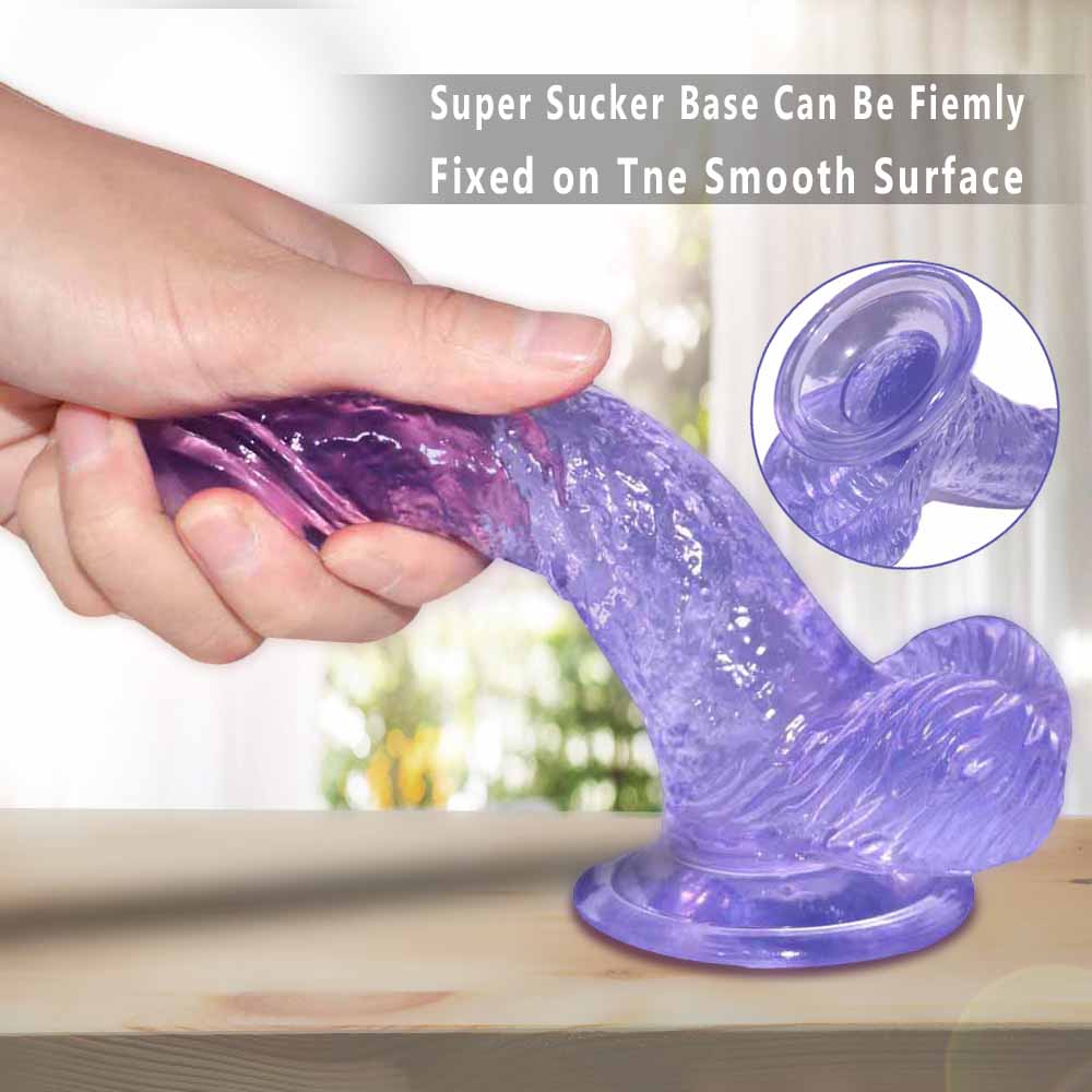 6 Inch Dildo with Suction Cup - Light