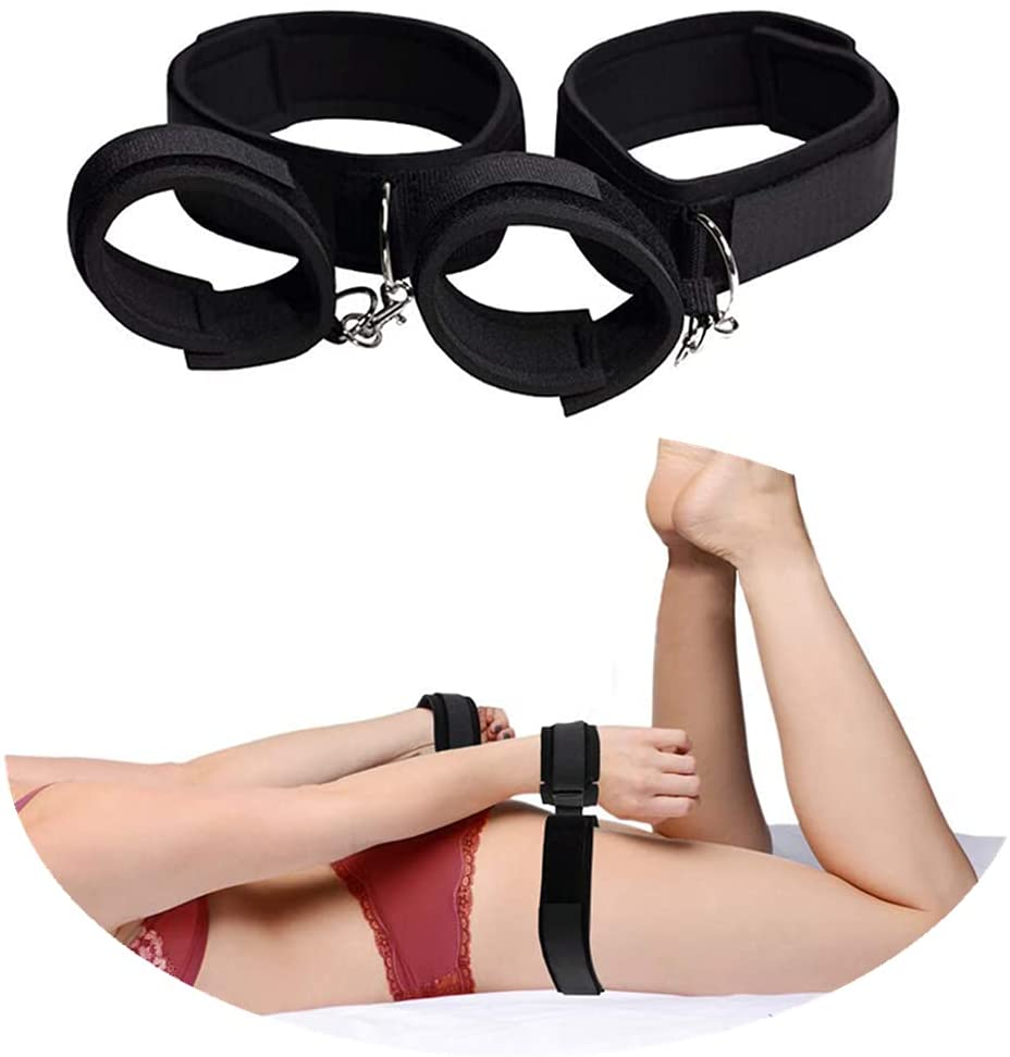 Thigh Wrist Cuffs Restraints Handcuffs BDSM Sex Toys for Women Leg Straps Tie Set Bondage for Couples SM Games - Koawas