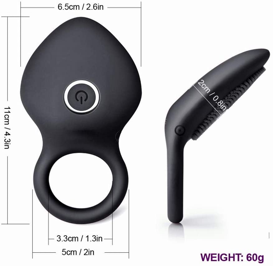 Cock Ring Vibration Machine for Couples, Couples Vibrator, Cock Ring, Medical Grade Silicone Adult Sex Toys & Games Ring Sex Toy Women for Men Female Toys Male Enhancement Exercise Bands