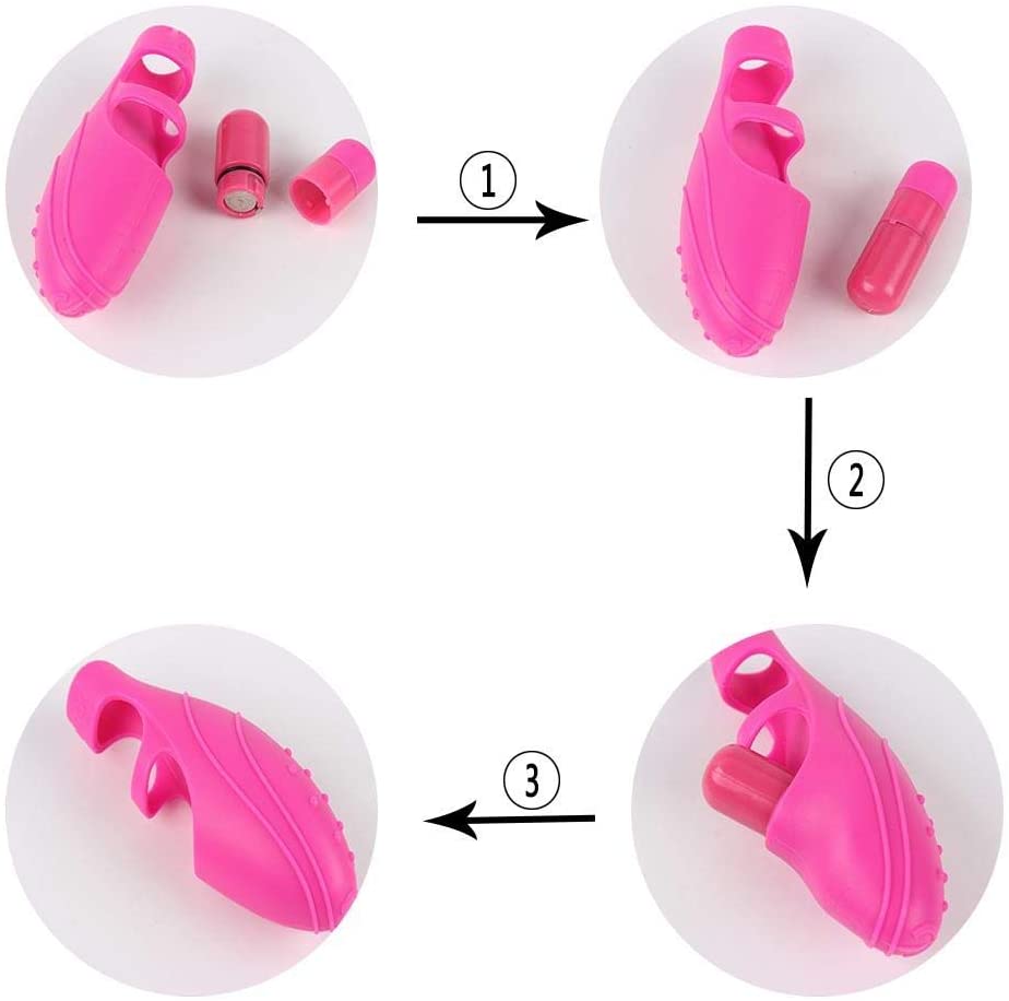 Rose Toy for Women Sexual Oral, Dildo Vibration Machine Sex Toy for Women, Mini Vibrator, Waterproof Finger Massager Shape Couple Share Love Stimulation Pleasure Things Adult Toy for Women