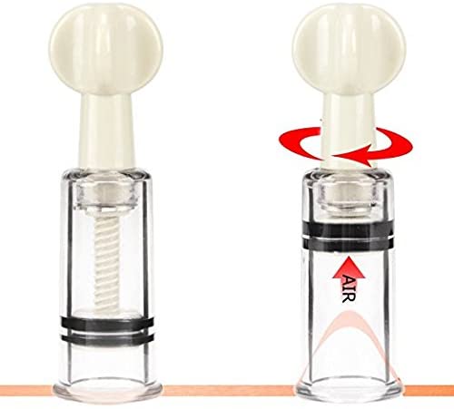 2pcs/Set Twist Up Manual Vacuum Natural Nipple Correction Cup for Flat and Inverted Nipples for Proper Latch-on New Borns