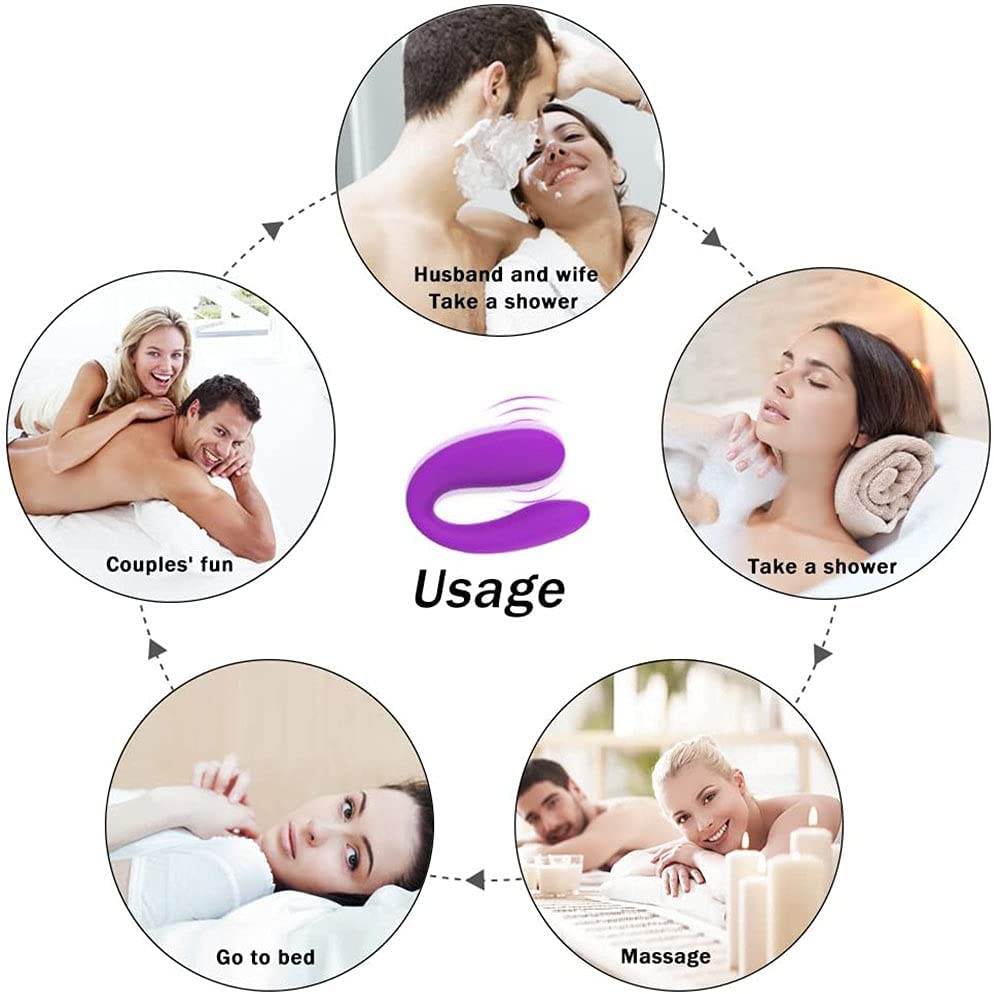 Wearable Vibrarting Toys Smart Phone App Controlled Rechargeable Adult Toy for Women Couples, Powerful Bluetooth Remote Control Sucker Toys for Women & Couples