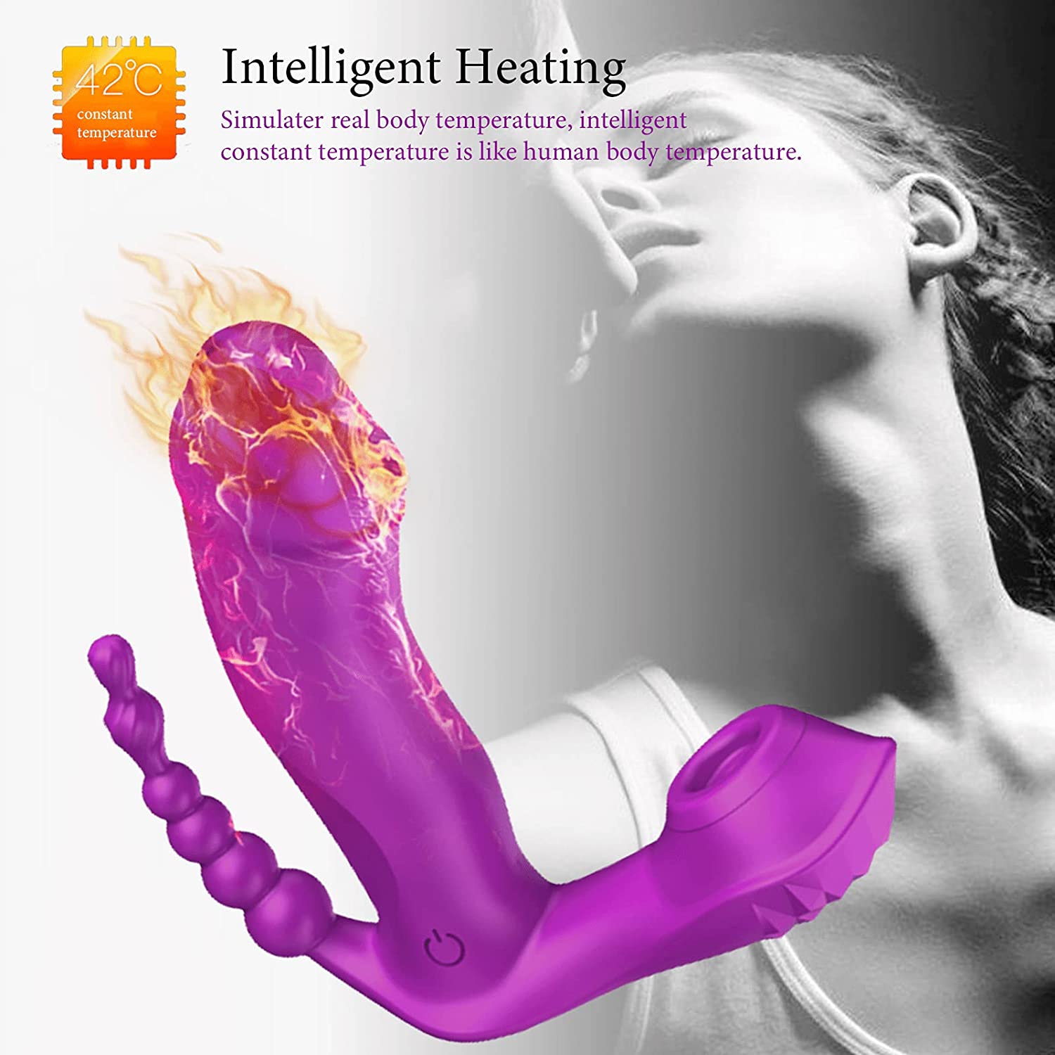 Upgraded 3-in-1 Rose Sucking Toy for Women Pleasures, 7 Playing Modes Rechargeable & Waterproof Adult Women Sucker & Licking Toy