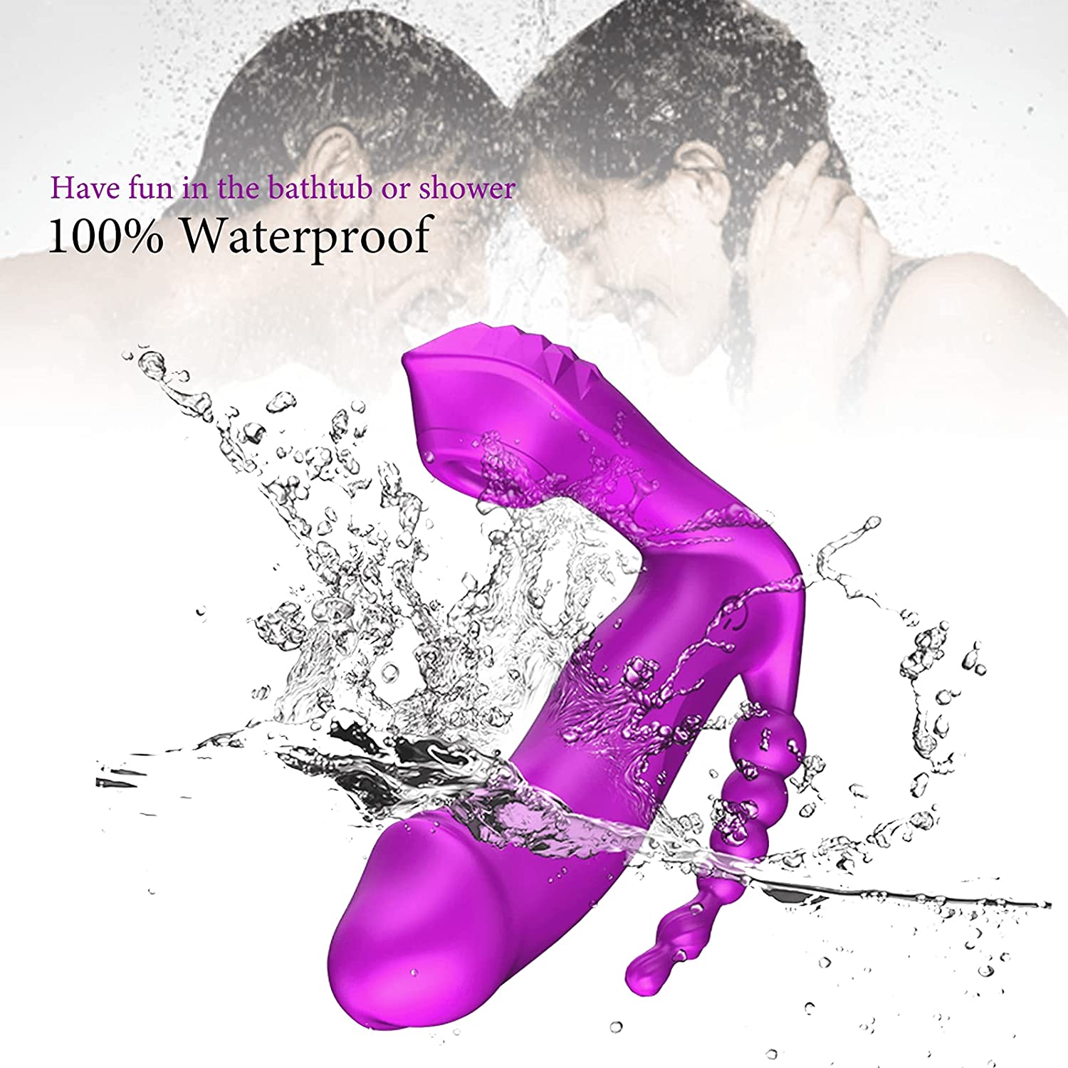 Upgraded 3-in-1 Rose Sucking Toy for Women Pleasures, 7 Playing Modes Rechargeable & Waterproof Adult Women Sucker & Licking Toy