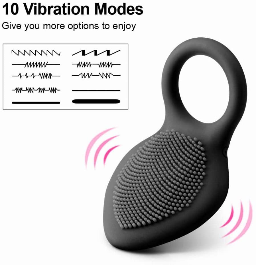 Cock Ring Vibration Machine for Couples, Couples Vibrator, Cock Ring, Medical Grade Silicone Adult Sex Toys & Games Ring Sex Toy Women for Men Female Toys Male Enhancement Exercise Bands