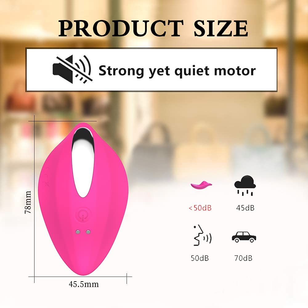 Wearable Panty Vibrator with Wireless Remote Control Panties Vibrating Eggs-12 Vibration Patterns Medical Silicone Waterproof Invisible Clitoral Stimulator Sex Toys for Women Couples